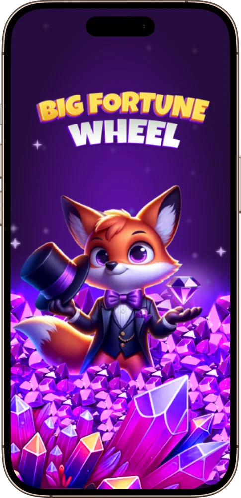 Big Fortune Wheel açılış ekranı yükleniyor