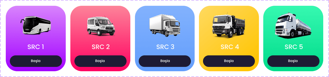 SRC kategori kartı varyantları